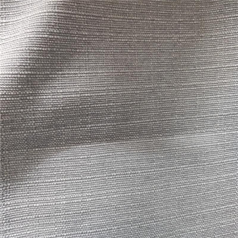 for Sofa Polyester Jacquard Imitation Linen Fabric