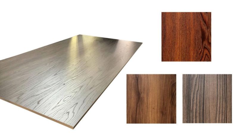 Texture Finish Melamine MDF Board 6mm MDF Melamine Faced MDF