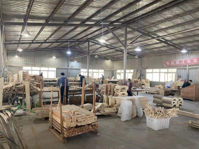 Huayang Made in China Wholesale Wooden Fabric Bed Modern Furniture