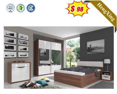 Bedroom Hotel Apartment Furniture High Box Pneumatic Frame Bed