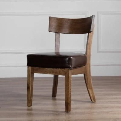 Kvj-7071 Kfc Restaurant Thick PU Seat Bentwood Dining Chair