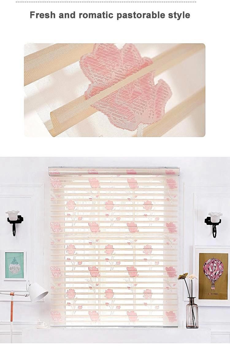 Korean Soft Gauze Natural Custom Day Night Zebra Roller Blinds