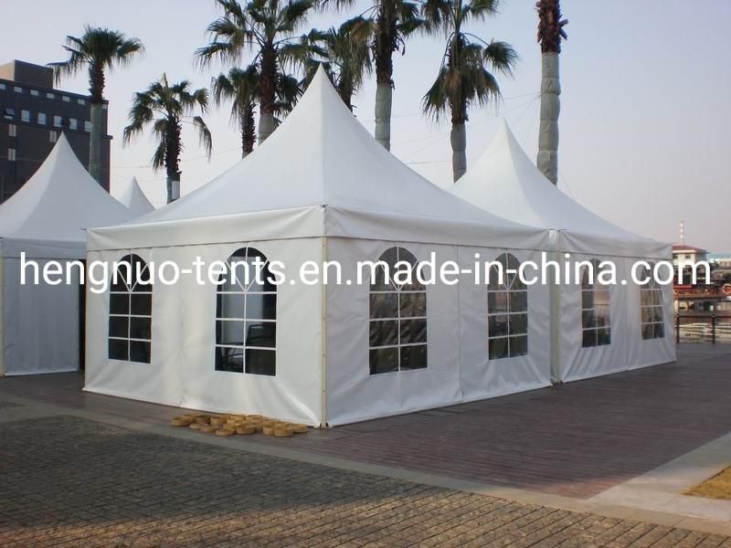 Waterproof White Roof Gazebo Pagoda Canopy Tent