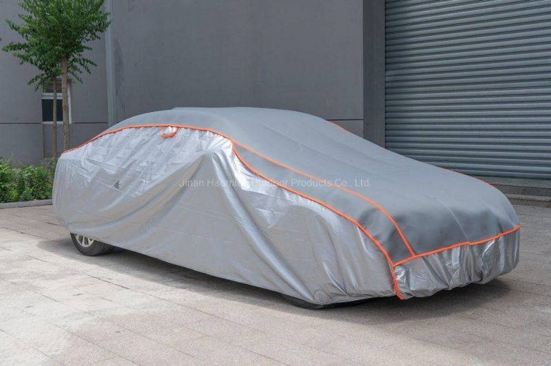 4 Layers Outdoor Car Covers for Automobiles Hail UV Snow Wind Protection Universal EVA+Non-Woven Fabric Hail Protection