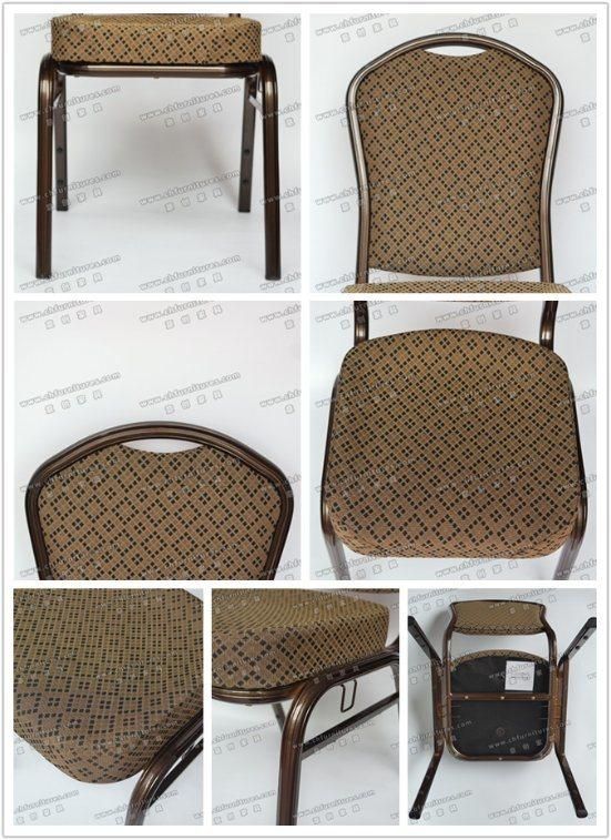 Hotel Aluminum Fabric Banquet Chair Yc-B60