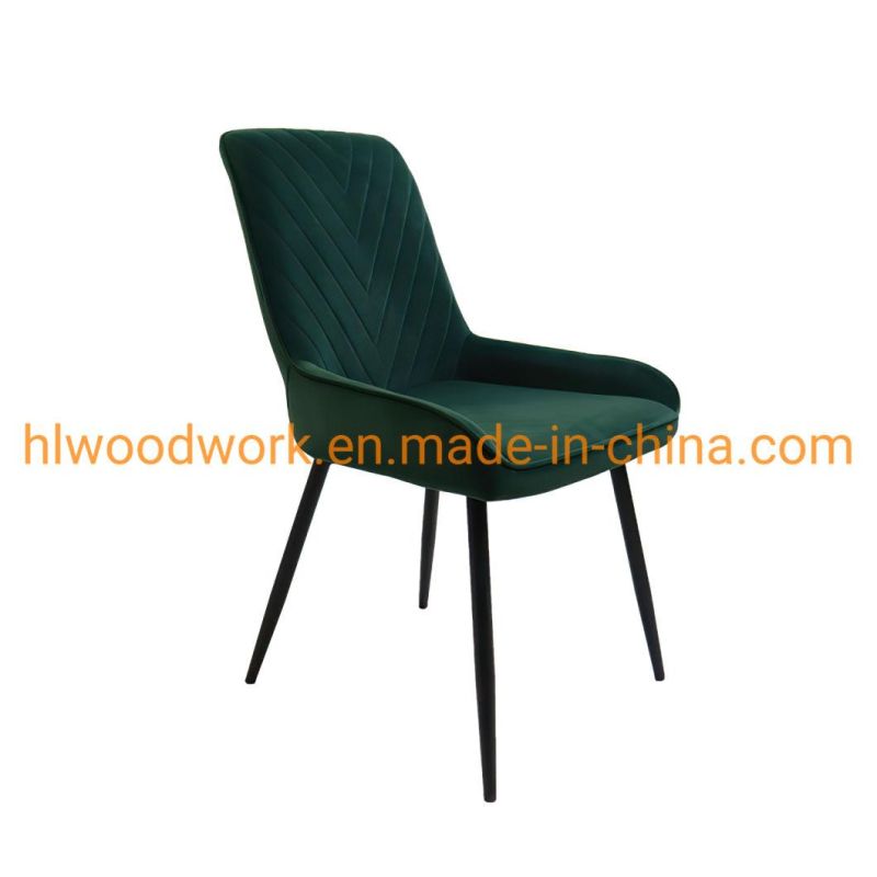 European Design Dining Room Furniture with Metal Leg Ergonomic Home Furniture Chair Hotel Metal Restaurant Dining Banquet Event Chair