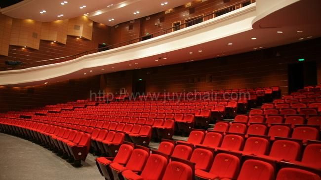 Jy-901 2021 VIP Movable Good Price Fabric Cover Portable Church Chair Theater Chairs Cinema Auditorium Chairs