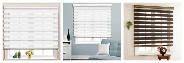 Electric Zebra Window Curtain Motor Roller Blinds