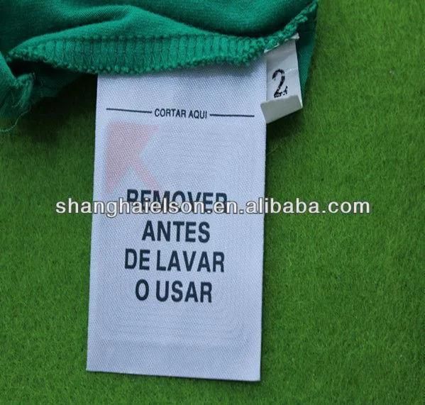 8.2MHz High Quality RF EAS Nonwoven Label for Garment