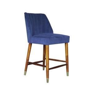 Wholesale Armless High Quality Barstool High Bar Stool with Fabric Cushion