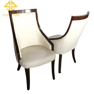 Modern High Back Fabric Dining Room Furniture Luxury Dining Hotel Chair