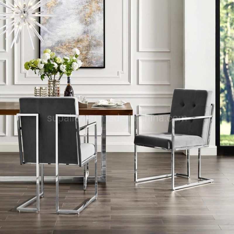 Hot Selling Steel Iron Frames Modern Office Restaurant Coffee Chair