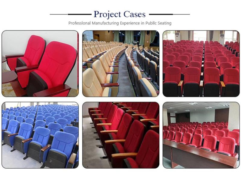 Jy-901 2021 VIP Movable Good Price Fabric Cover Portable Church Chair Theater Chairs Cinema Auditorium Chairs