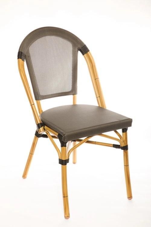 European Design Popular Paris Chair Stackable Fabric Coffee Shop Cafe Chair