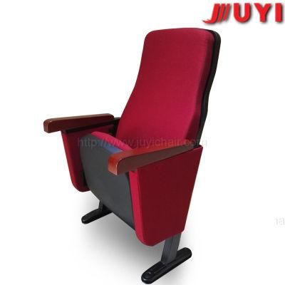 Jy-625 Folding Cover Fabric English Movies Wood Church Seat Part Auditorium Hall Theater Chair