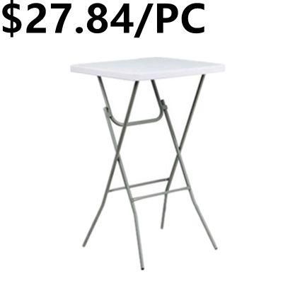 Home Furniture Metal Leg Restaurant Hotel Dining Folding Table