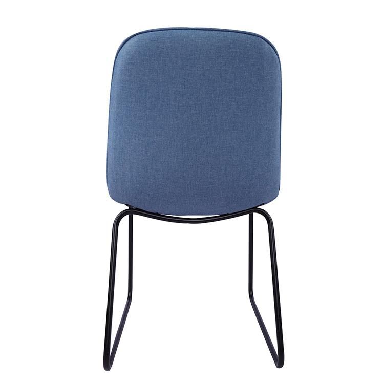 New Design Dining Room Furniture Modern Restaurant Comfortable Fabric Dining Room Chair