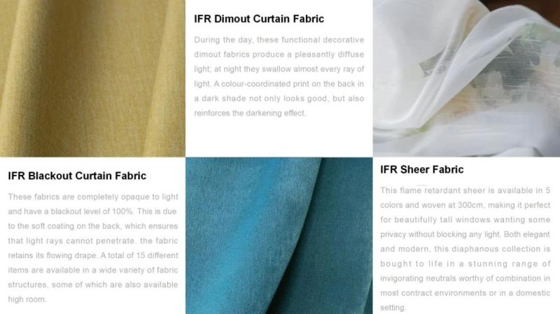 Inherently Flame Retardant 100% Polyester Sofa Furniture Upholstery Textile Fabric