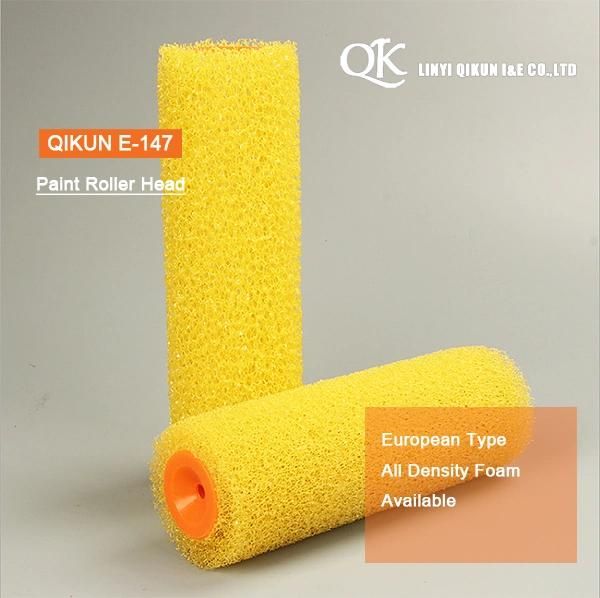 E-147 Hardware Decorate Paint Hardware Hand Tools Acrylic Polyester Mixed Yellow Double Strips Fabric Foam Paint Roller Brush