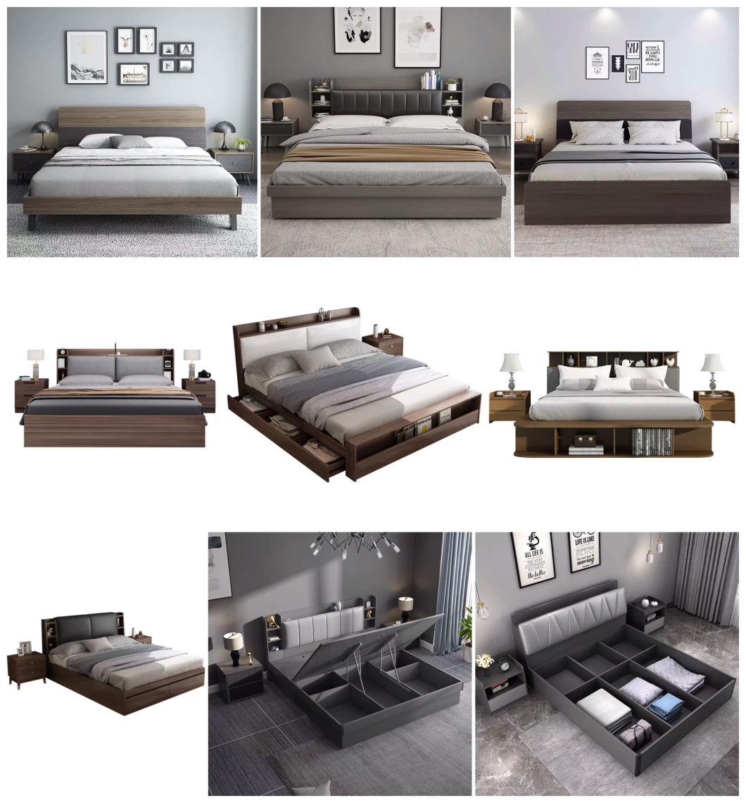 Modern Bedroom Furniture Massage Wooden Bed with Low Price