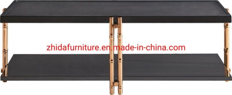 Luxury Glass Top Home Living Room Center Table Side Table