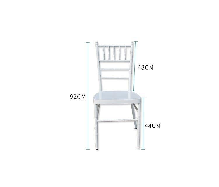 Wholesale Stackable PP Resin Hotel Banquet Wedding Plastic Tiffany Chair