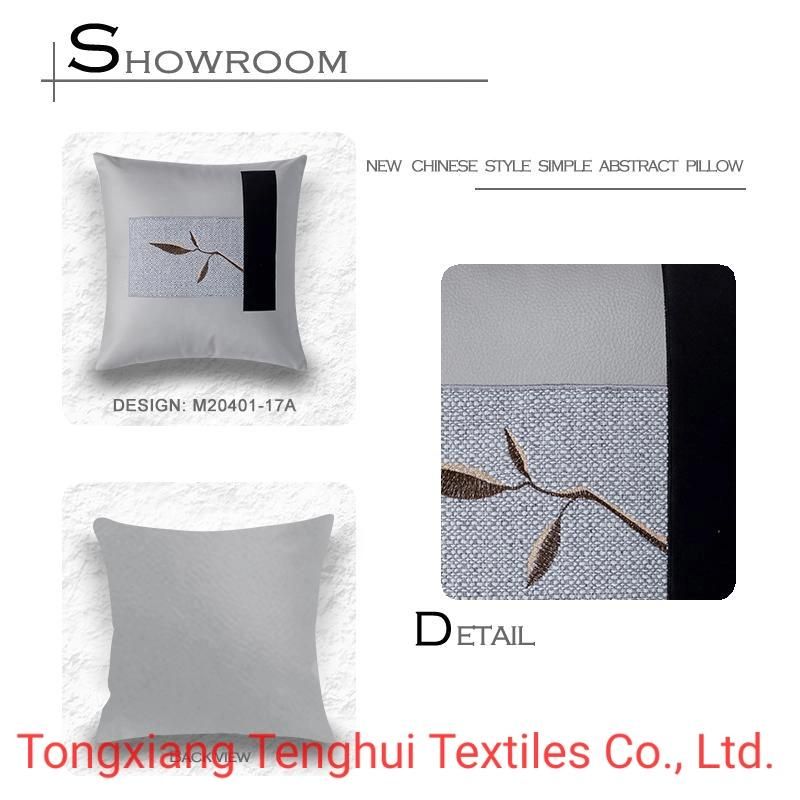 New Collection Fabric of Pillow for Chinese Style with Simple Abstract