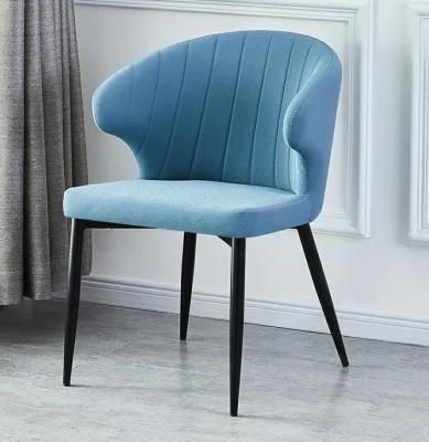 Hot Sale Modern Dining Room Chair Furniture Custom Color Velvet Fabric Dining Chairs