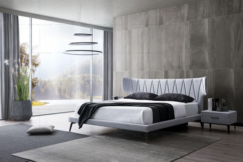 Customized Modern Bedroom Furniture Beds Sofa Bed King Bed Gc1801