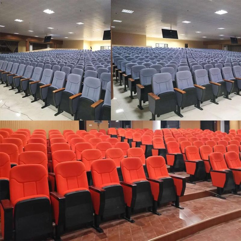 Factory School Durable Theater Seating Wooden Auditorium Chairs