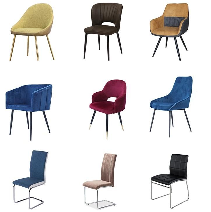 China Wholesale Velvet Modern Furniture Hotel Home Restaurant Chair Fabric Dining Chair