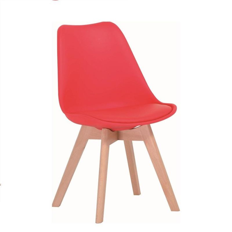 New Original Design 4 Metal Legs Plastic Restaurant Dining Chair