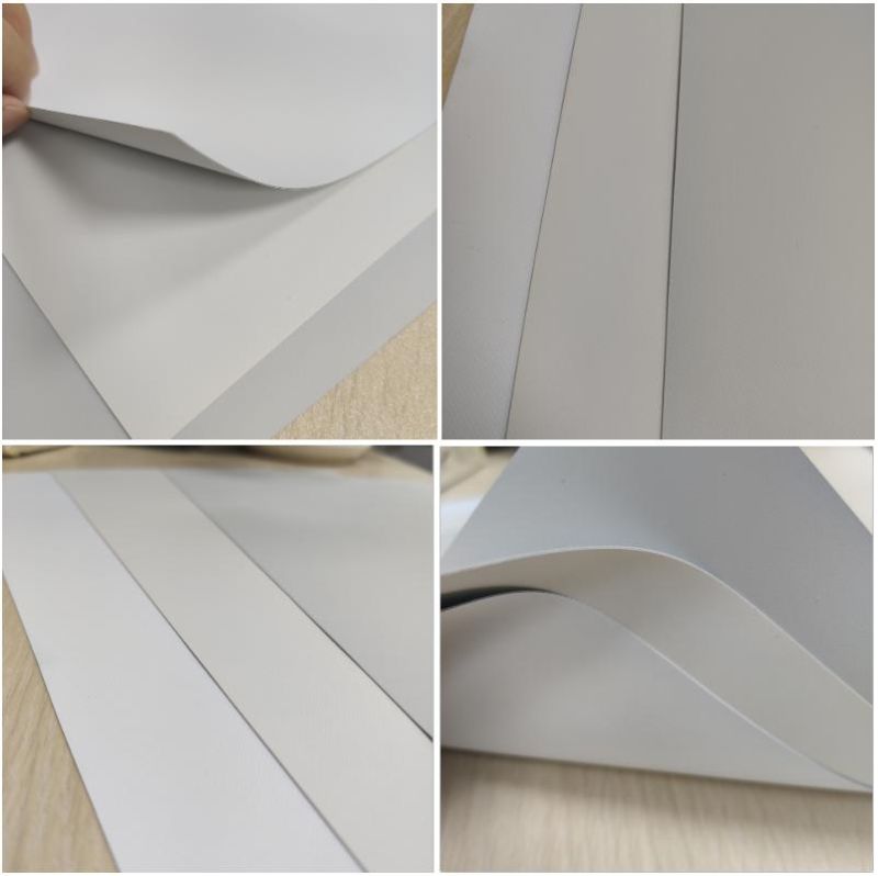 100% Blackout Anti-UV PVC Fiberglass Blinds Roller Window Curtain Fabric 440GSM