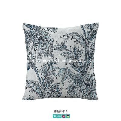 Home Bedding Leaf Jacquard Sofa Fabric Upholstered Pillow