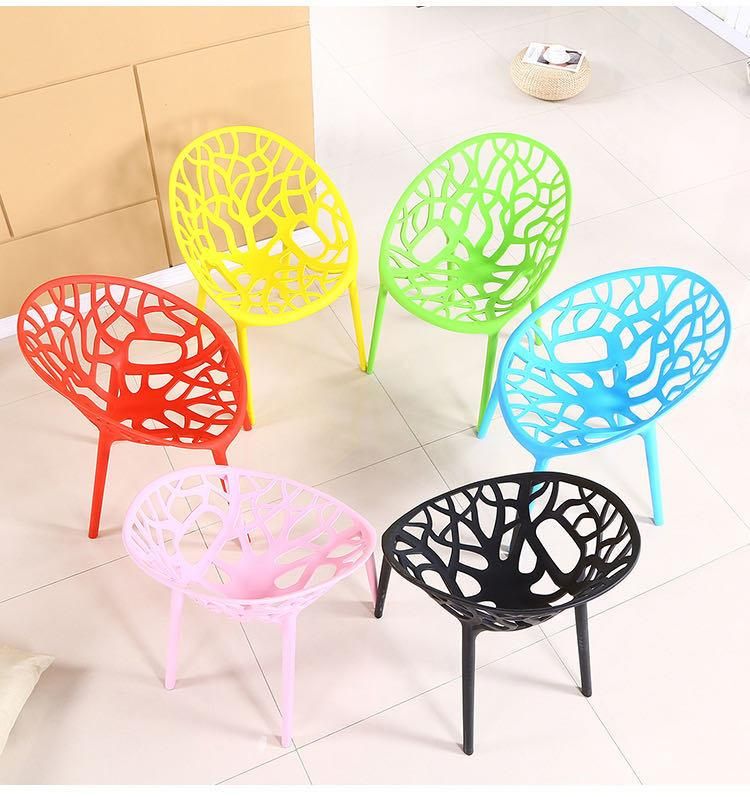 Stock Outdoor Restaurant Leisure Stackable PP Cheap Dining Plastic Chair