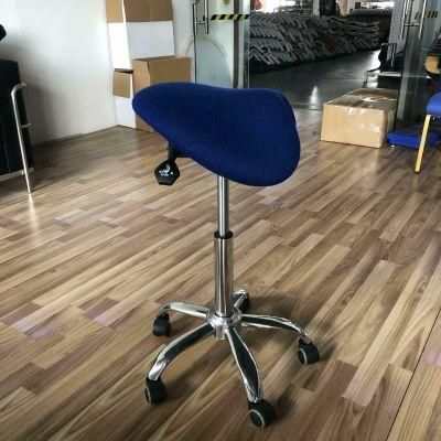 Swivel Adjustable Hydraulic Rolling Stool with Tilt