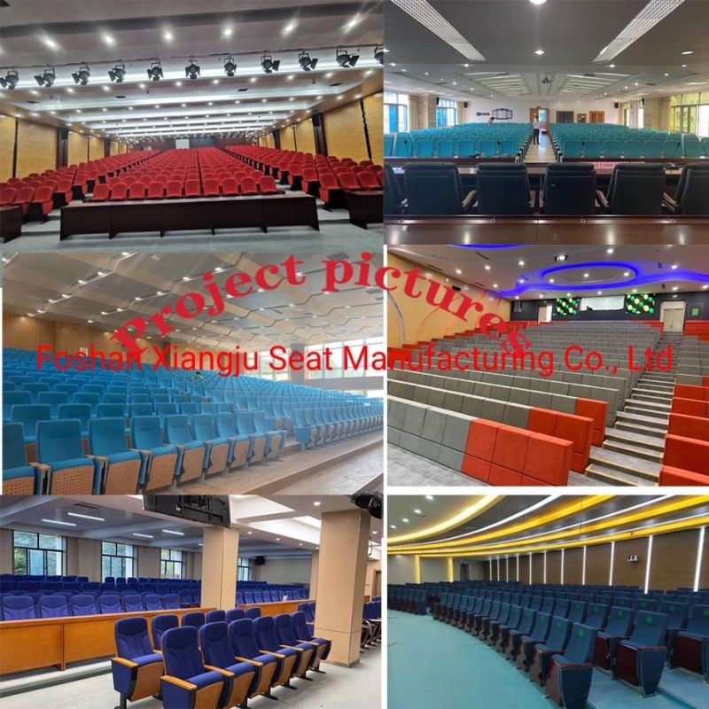 Morden Education Lecture Hall Classroom Conference Auditorium Church Cinema Chair with Table