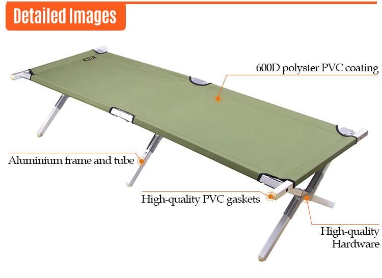 New Portable Outdoor Sofa Military Folding Camping Bed