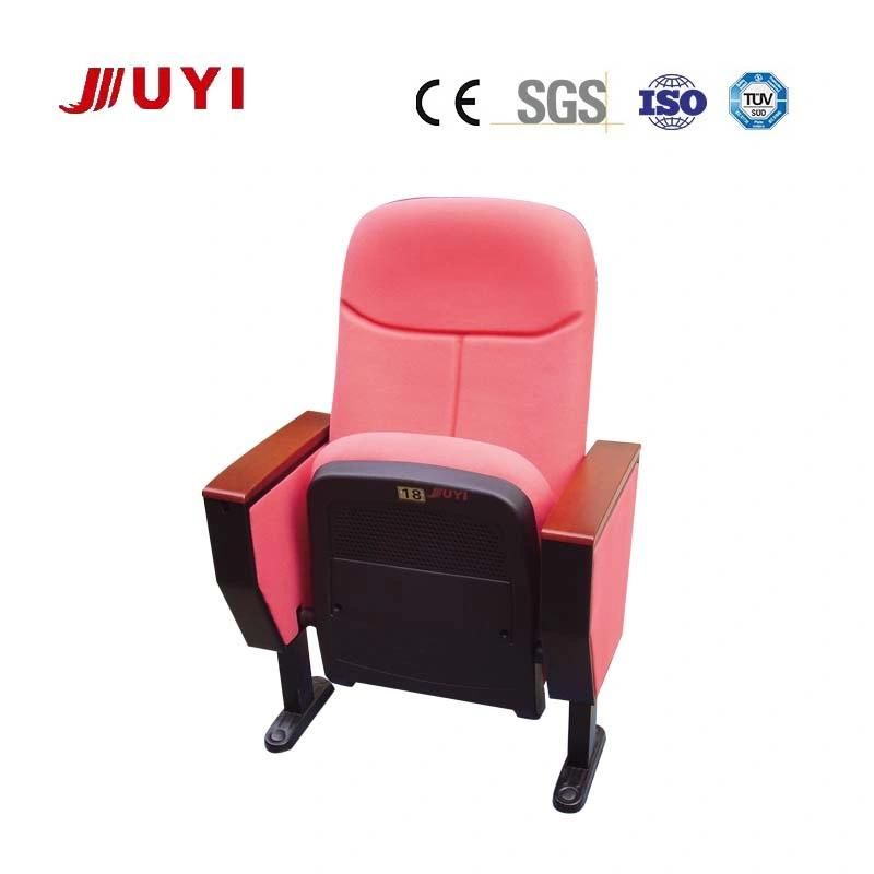 Factory Cheap Fashion 3D Cinema Chair Fabric Cover Cushion Seats Flame Resistant Motion Upholstered Writing Pad Chair Jy-615s