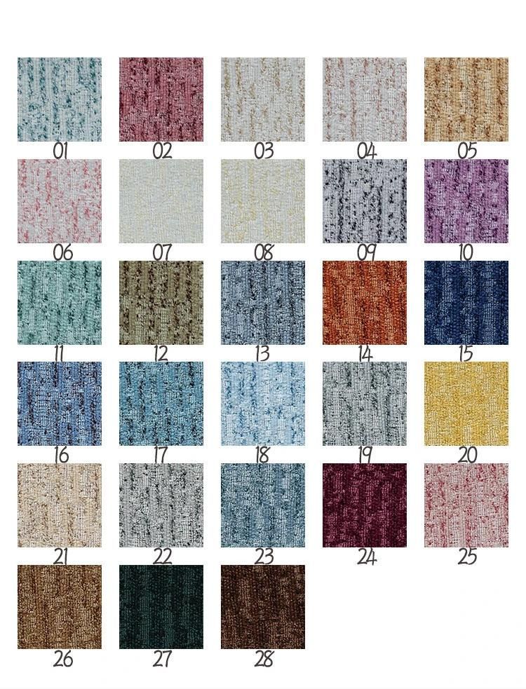 Wholesale Yarn Dyed Jacquard Sofa Upholstery Chenille Fabric Decorative Fabric