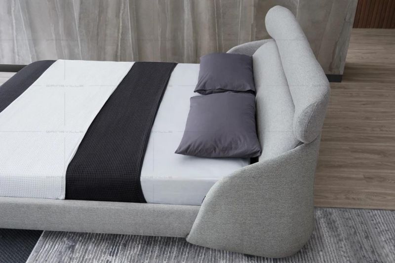 Comtemporary Furniture Soft Bed for Bedroom Gc1725