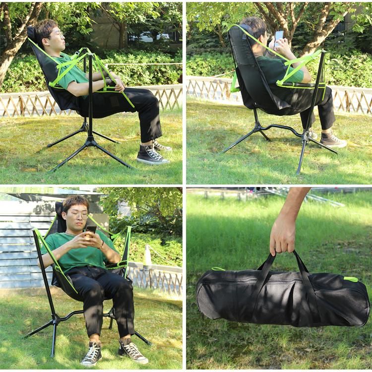 Newest Compact Folding Camping Rocking Chair