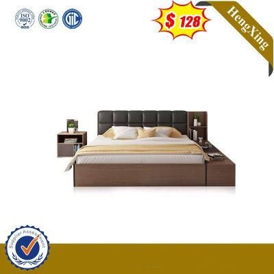 China Wholesale Modern Wooden Bedroom Hotel Furniture Set Make up Mattress Wall King Double Sofa Beds