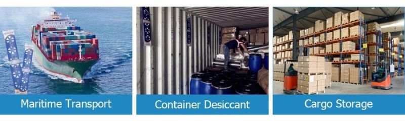 Factory Direct Sale 300% Adsorption Rate Dry Strip Super Dry Calcium Chloride Desiccant for Container