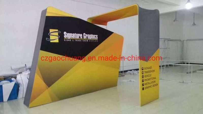 10′x20′ Pop Ez Wave Fabric Exhibition Display Booth Stand