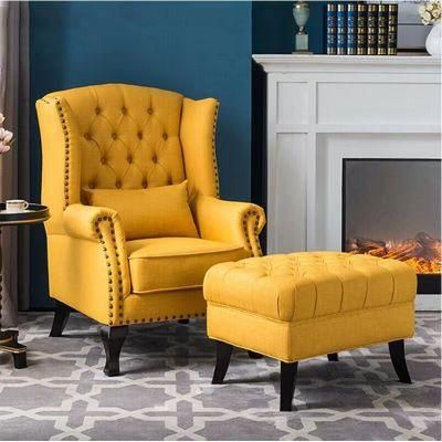 Comfortable Home Furniture Recliner Waiting Room Seats Metal Frame Chairs Single Sofa