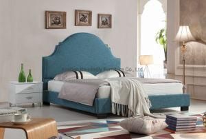 Fabric Bed Home Furniture Princess Bed Upholstered King Bed