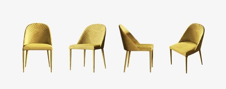 Room Furniture Nordic Velvet Modern Luxury Dining Chairs