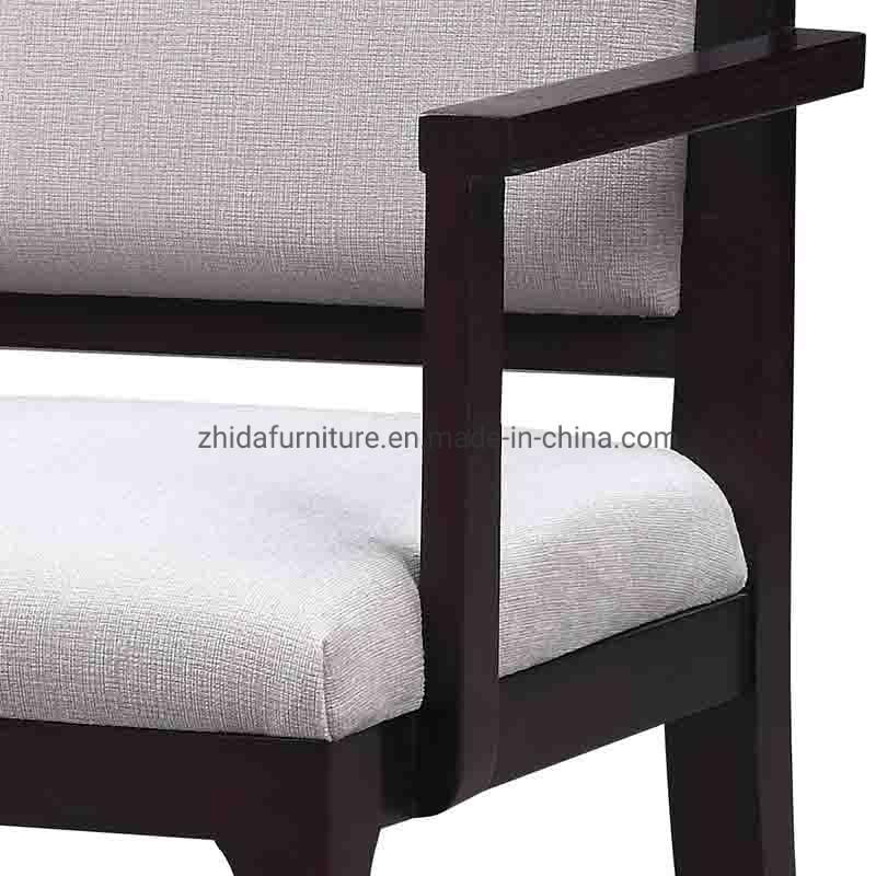 Armrest Wooden Dining Chair Coffee Shop Restaurant Chair