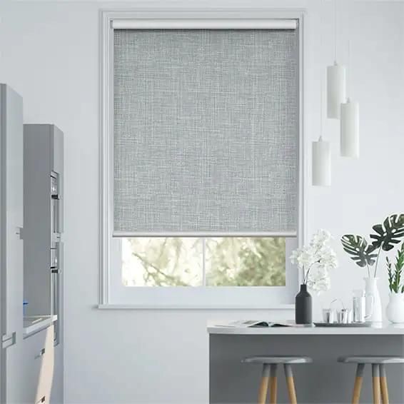 Simple Color Blackout Fabric Smart Motor Electric Window Roller Blinds and Shades